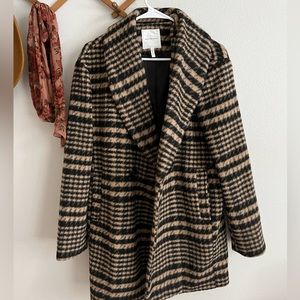 Avec Les Filles houndstooth coat